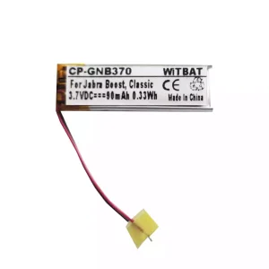 Batterie de remplacement pour casque Jabra AHB371030PA,73366-01,70868-01