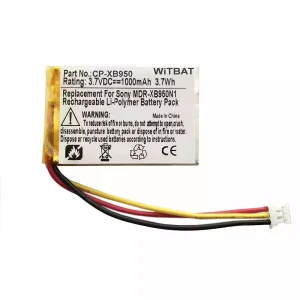 Batterie de remplacement pour casque Sony US633446E,LIS1553,LIS1553HNPCS