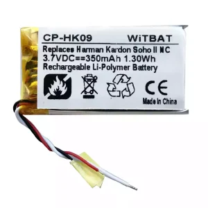 Batterie de remplacement pour casque Harman Kardon Soho II NC,SR552035P