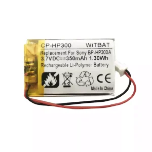 Batterie de remplacement pour casque Sony 64327-01,64399-01,6535801,65358-01 SL00161-2