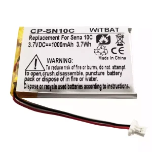 Batterie de remplacement pour casque Sena X1 Smart Helmet SP20 SP56 SP39