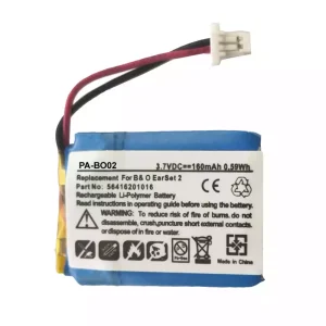 Batterie de remplacement pour casque Bang & Olufsen EarSet 2,56416201016