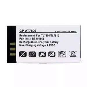 Batterie de remplacement pour casque Plantronics TL7810 TL7910 TL7912 TL7800 TL7812,BT191665