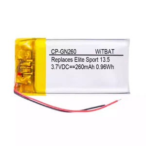 Batterie de remplacement pour casque Jabra Elite Sport 13.5 étui de chargement