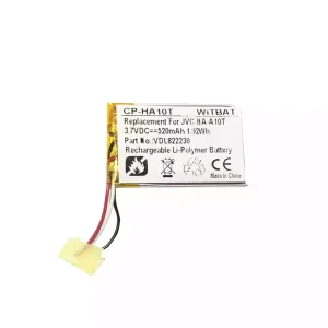 Batterie de remplacement pour casque JVC HA-A10T True Wireless Bluetooth Earphones étui de chargement,VDL822230