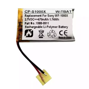 Batterie de remplacement pour casque Sony WF-1000X,WF-SP700N étui de chargement
