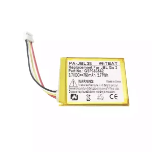 Batterie de remplacement pour haut-parleur JBL GO 3,GSP383562