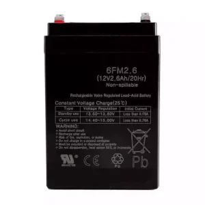 Batterie de remplacement pour haut-parleur BDSound BD-H0565,6FM2.6