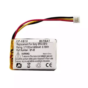 Batterie de remplacement pour haut-parleur Sony SRS-XB100,SRS-XB10,SRS-XB12,WH-L600,Logitech S100