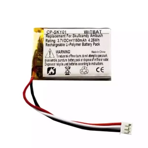 Batterie de remplacement pour haut-parleur Skullcandy Ambush,Skullcandy Barricade Mini,Skullcandy Venue