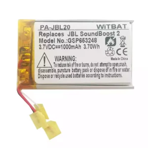 Batterie de remplacement pour haut-parleur JBL SoundBoost 2,GSP653248