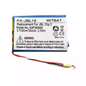 Batterie de remplacement pour haut-parleur JBL Clip 2,P044052 GSP383555