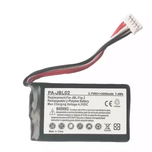 Batterie de remplacement pour haut-parleur JBL Flip 2,AEC653055-2P