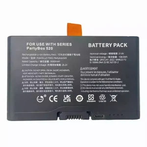 Batterie de remplacement pour haut-parleur JBL PartyBox 520,FG6CELL21700G