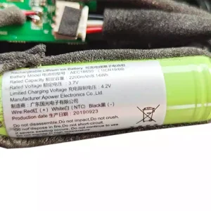 Batterie de remplacement pour haut-parleur EDIFIER M201,AEC18650