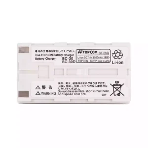Batterie pour TOPCON BT-66Q RC-3 GMS-2 GPS FC-100